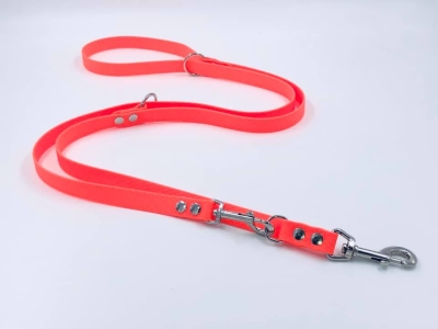 Preview: TPU Hexa Führleine 3-fach verstellbar, 9x230cm, Beschläge + Farbe nach Wahl