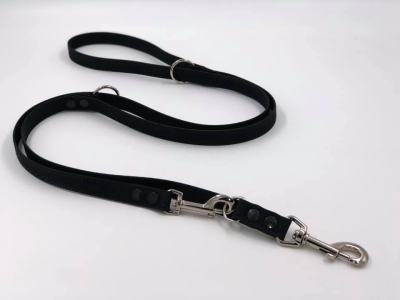 Preview: TPU Hexa Führleine 3-fach verstellbar, 16x230cm, Beschläge + Farbe nach Wahl