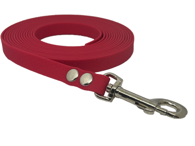 HEXA Führleine/Schleppleine 16mm gummiert (Länge und Haken wählbar)