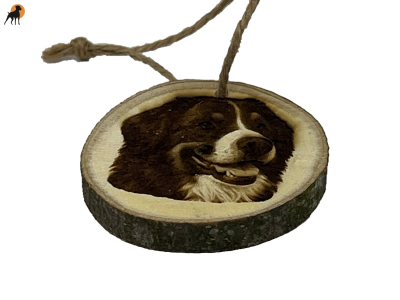 Holzanhänger/Baumschmuck Berner Sennenhund