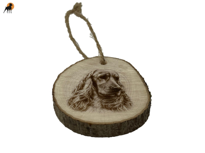 Holzanhänger/Baumschmuck Cocker Spaniel