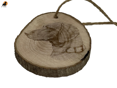 Holzanhänger/Baumschmuck Magyar Vizsla (UK) 1