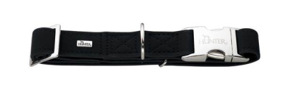 Hunter Halsung Softie Halsband Alu-Strong, Kunstleder schwarz