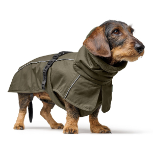 Preview: Hundemantel Nordby Dachshund, oliv Preview: Hundemantel Nordby Dachshund, oliv