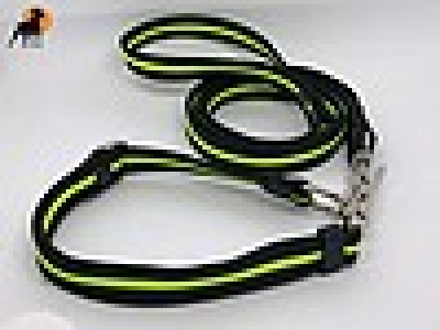 HWP Jagd- und Befreiungsleine gummiert mit Handschlaufe, 120cm