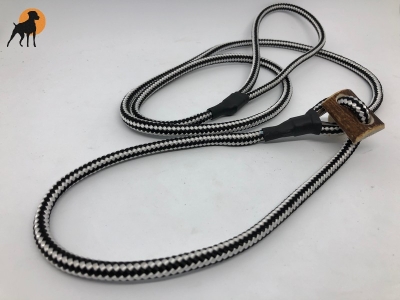 HWP Moxonleine mit Zugstop, Handmade, 6mm x 130cm, Greyhound