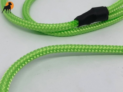 HWP Moxonleine mit Zugstop, Handmade, 6mm x 130cm, Hellgrün