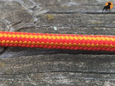 Moxon Flüsterleine 6mm x 300cm, mit Holzknebeln, Fire