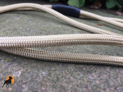 Moxonleine mit Zugstop, 6mm x 130cm, Beige