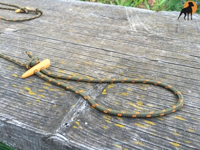 Preview: Moxon Flüsterleine 6mm x 300cm, mit Holzknebeln, Highlander