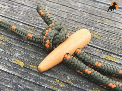 Preview: Moxon Flüsterleine 6mm x 300cm, mit Holzknebeln, Highlander