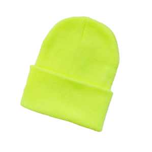 Beanie Herbst- und Wintermütze, Unisex, Signalfarben