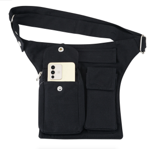 Leckerli-Tube Gassi-Tasche Lefkada Plus, Wasserabweisend, Schwarz