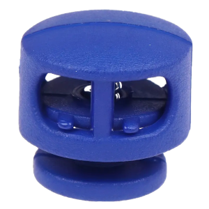 Preview: 2-Loch Knebelstopper 17mm, für 2 Bänder 4mm