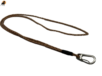 HWP Design Pfeifenband aus Flechtleder, 3mm, Natur