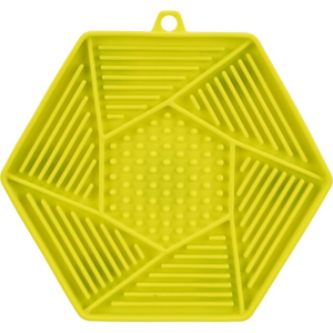 Preview: Trixie Lick'n'Snack Schleckmatte mit Saugnäpfen, Silikon, 17 cm, salbei