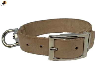 Preview: Leder Schweißhalsung Junior 25mm, verstellbar