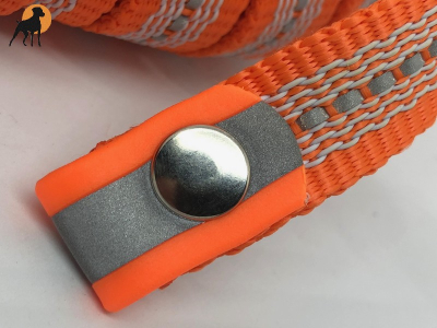 Schweißriemen reflektierend aus gummiertem PP-Band 20mm