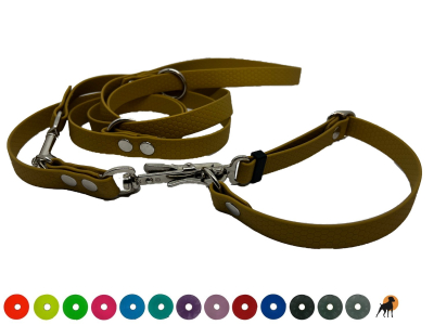 TPU Hexa Befreiungsleine Typ 2, 20mm x 230cm, gummiert, 3-fach verstellbar