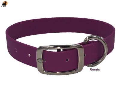 TPU Halsband Classic, Dornschnalle rund, Breite: 25mm