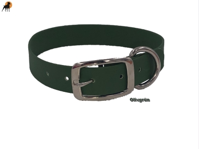 TPU Halsband Classic, Dornschnalle rund, Breite: 25mm