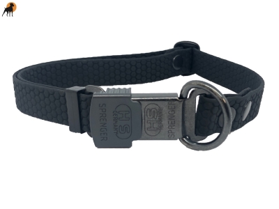 TPU Hexa Halsband mit Cliclock Sicherheitsverschluß 20mm, verstellbar