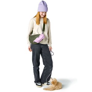 Hunter Crossbody-Tasche Charlotte grün/lila 33 x 9,5 x 17cm