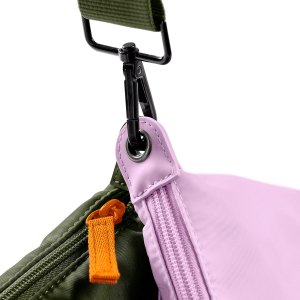 Hunter Crossbody-Tasche Charlotte grün/lila 33 x 9,5 x 17cm