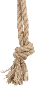 Spieltau mit Stick aus Hanf/Baumwolle, ca. 34cm