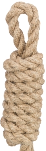 Spieltau mit Stick aus Hanf/Baumwolle, ca. 34cm