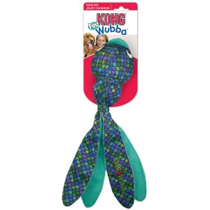 Hundespielzeug KONG® Wubba™ Finz, 37cm, blau