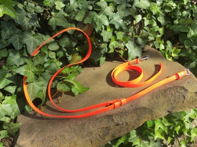 Preview: HWP Biothane Beta Umhängeleine HandsFree, 2-tlg., 13mm