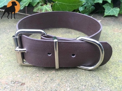 Biothane Beta Halsband XXL Basic, 38mm, Dunkelbraun