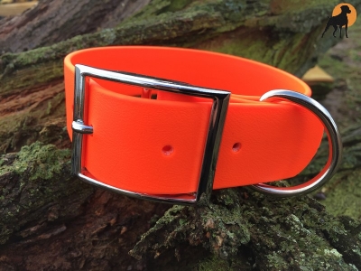 Biothane Beta Halsband XXL Classic, 38mm, Signalorange