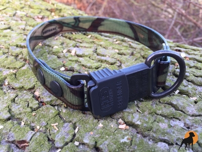 Biothane Camouflage ClicLock Maß-Halsband, 19mm