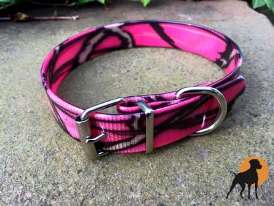 Biothane Camouflage Halsband Basic, Breite: 25mm