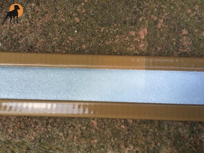HWP Biothane Reflect HB 25mm mit Alu-Verschluß, Braun
