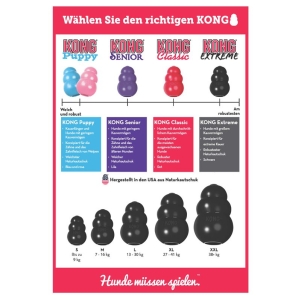 Extreme Kong XL, 12,5cm, Schwarz