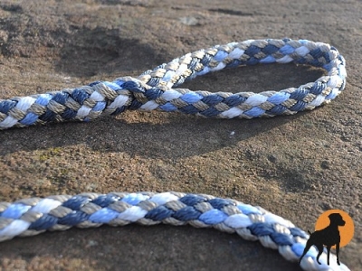 Tauwerk Agility & Retrieverleine G2 Classic 150cm, rund geflochten, Limestone