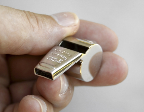 ACME Trillerpfeife Thunderer 60 1/2, Messing verchromt