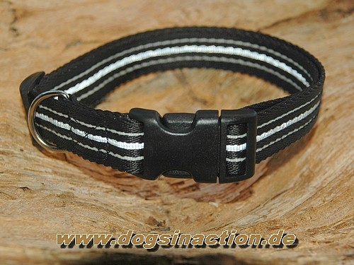 Dogstyle Reflex-Halsband 15mm aus Soft-Nylon