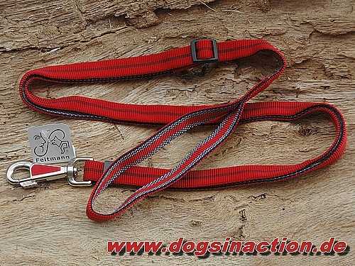 Feltmann Vario-Schlauchbandleine 15mm, Rot