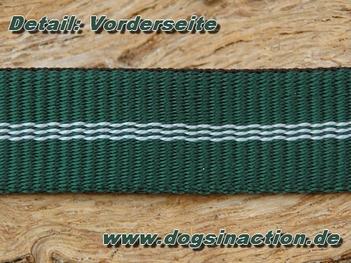 Feltmann Vario-Schlauchbandleine 15mm, Grün
