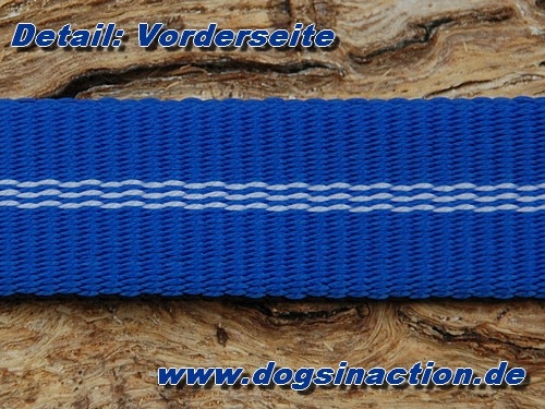 Feltmann Vario-Schlauchbandleine 15mm, Blau