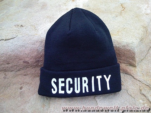 Rollstrickmütze Thinsulate Schwarz Security