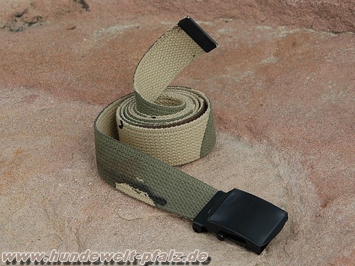 Miltec US Hosengürtel 30mm aus Baumwolle, Desert