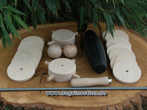 Apportierbock 1500gr. , Mittelteil 24cm