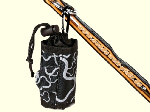 Beutelspender f. Kotbeutel, Nylon, schwarz