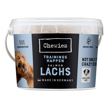 Chewies Trainings-Happen Lachs, Getreide- und glutenfrei, 300g