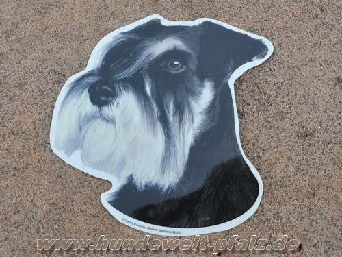 Aufkleber Schnauzer